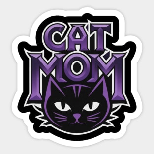 Cat Mom Sticker